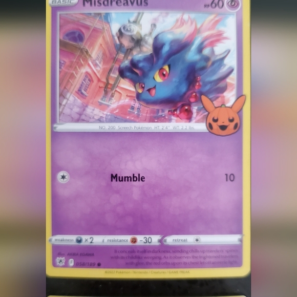 Pokemon Rare Booster Dusknoir Mewtwo Halo Gengar Misdreavus 2022 Set - Picture 4 of 12